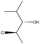 (2R,3S)-2-Chloro-4-methyl-3-pentanol Structure