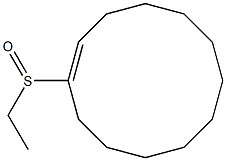 1-(Ethylsulfinyl)cyclododecene 구조식 이미지