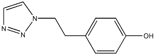 4-[2-(1H-1,2,3-Triazol-1-yl)ethyl]phenol Structure