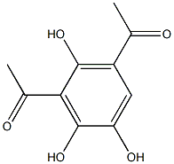 3,5-Diacetyl-1,2,4-trihydroxybenzene 구조식 이미지