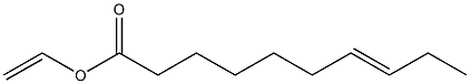 7-Decenoic acid ethenyl ester 구조식 이미지