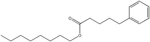 5-Phenylvaleric acid octyl ester 구조식 이미지