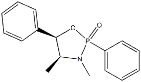 (4S,5R)-3,4-Dimethyl-2,5-diphenyl-1,3,2-oxazaphospholidin-2-one Structure