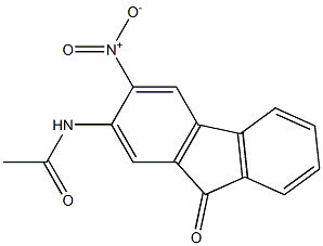 N-(3-Nitro-9-oxo-9H-fluoren-2-yl)acetamide 구조식 이미지