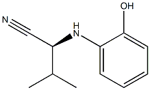 (2S)-2-(2-Hydroxyphenylamino)-3-methylbutanenitrile 구조식 이미지