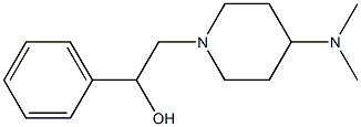 1-Phenyl-2-(4-dimethylamino-1-piperidinyl)ethanol 구조식 이미지