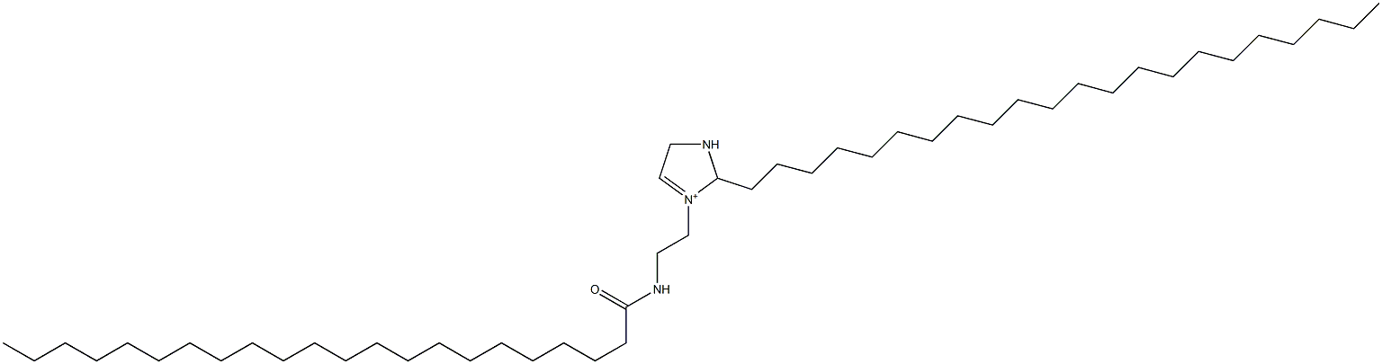 3-[2-(Docosanoylamino)ethyl]-2-docosyl-3-imidazoline-3-ium Structure