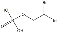 Phosphoric acid dihydrogen (2,2-dibromoethyl) ester 구조식 이미지