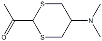 2-Acetyl-5-(dimethylamino)-1,3-dithiane 구조식 이미지