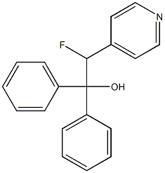 4-(1-Fluoro-2-hydroxy-2,2-diphenylethyl)pyridine Structure