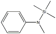 N-Methyl-N-(trimethylsilyl)aniline 구조식 이미지