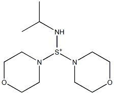 Dimorpholino(isopropylamino)sulfonium Structure
