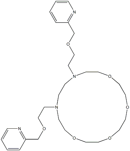 N,N'-Bis[2-[(2-pyridyl)methoxy]ethyl]-N,N'-(3,6,9,12-tetraoxatetradecane-1,14-diyl)ethane-1,2-diamine Structure