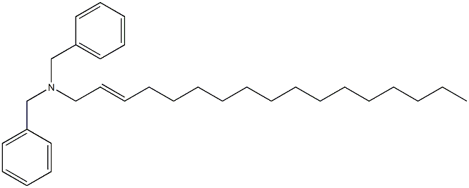 (2-Heptadecenyl)dibenzylamine 구조식 이미지