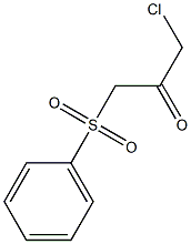 1-(Phenylsulfonyl)-3-chloropropane-2-one Structure
