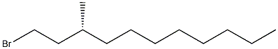[R,(-)]-1-Bromo-3-methylundecane 구조식 이미지