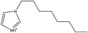 1-Octylimidazolium 구조식 이미지