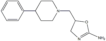 5-(4-Phenylpiperidinomethyl)-2-oxazoline-2-amine Structure