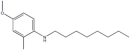 N-Octyl-4-methoxy-2-methylaniline Structure