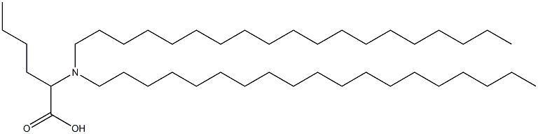 2-(Dinonadecylamino)hexanoic acid 구조식 이미지