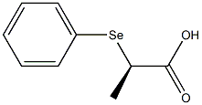 (R)-2-(Phenylseleno)propionic acid 구조식 이미지
