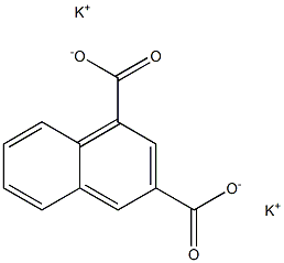 1,3-Naphthalenedicarboxylic acid dipotassium salt Structure