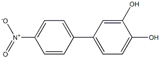 4-Nitro-1,1'-biphenyl-3',4'-diol 구조식 이미지