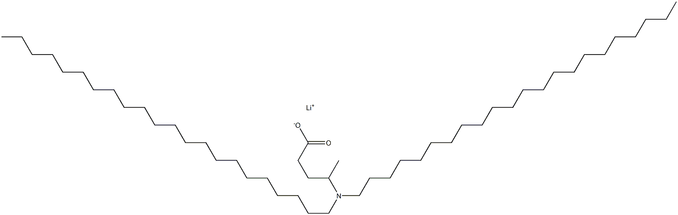 4-(Didocosylamino)valeric acid lithium salt 구조식 이미지