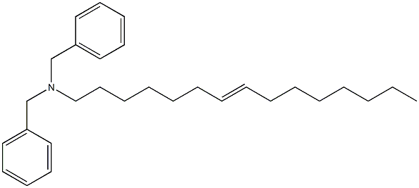 (7-Pentadecenyl)dibenzylamine Structure