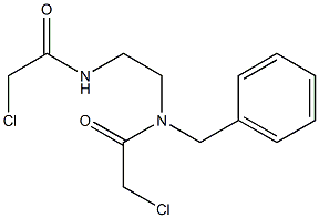 1,8-Dichloro-3-benzyl-3,6-diazaoctane-2,7-dione Structure