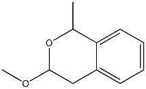 3,4-Dihydro-1-methyl-3-methoxy-1H-2-benzopyran Structure