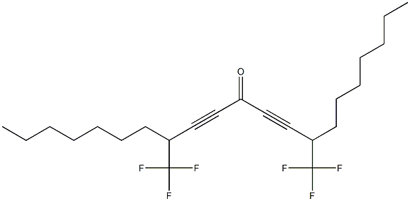 Trifluoromethyl(1-decynyl) ketone 구조식 이미지