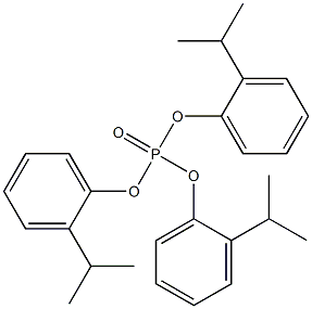 Phosphoric acid tris(2-isopropylphenyl) ester 구조식 이미지