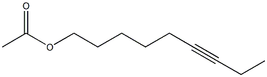 1-Acetoxy-6-nonyne 구조식 이미지