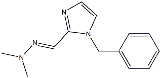 1-Benzyl-1H-imidazole-2-carbaldehyde dimethyl hydrazone Structure