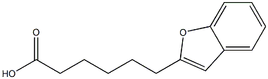 6-(Benzofuran-2-yl)hexanoic acid 구조식 이미지