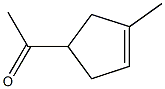 4-Acetyl-1-methyl-1-cyclopentene 구조식 이미지