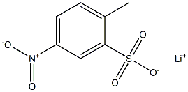4-Nitrotoluene-2-sulfonic acid lithium salt Structure