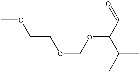 2-[(2-Methoxyethoxy)methoxy]-3-methylbutyraldehyde Structure