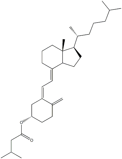 Cholecalciferol 3-methylbutanoate Structure