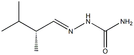[R,(-)]-2,3-Dimethylbutyraldehydesemicarbazone Structure
