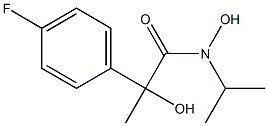 N-Isopropyl-2-hydroxy-2-methyl-2-(4-fluorophenyl)acetohydroxamic acid Structure