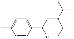 2-(p-Tolyl)-4-isopropylmorpholine Structure