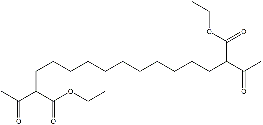 2,14-Diacetylpentadecanedioic acid diethyl ester 구조식 이미지