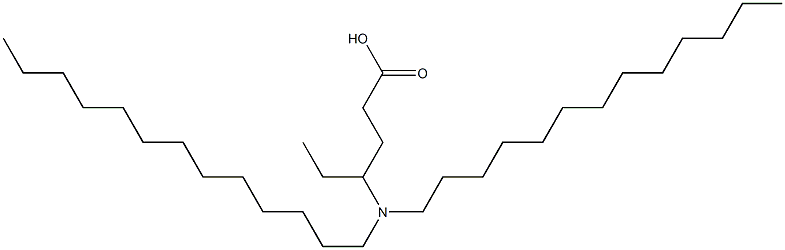 4-(Ditridecylamino)hexanoic acid 구조식 이미지