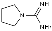 1-Pyrrolidinecarboxamidine Structure