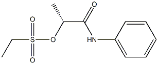 [R,(+)]-2-[(Ethylsulfonyl)oxy]-N-phenylpropionamide 구조식 이미지