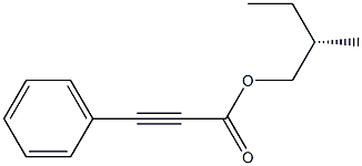 (+)-Phenylpropiolic acid (S)-2-methylbutyl ester 구조식 이미지