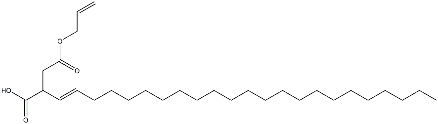 2-(1-Tricosenyl)succinic acid 1-hydrogen 4-allyl ester Structure