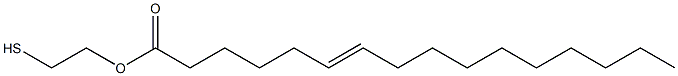 6-Hexadecenoic acid 2-mercaptoethyl ester Structure